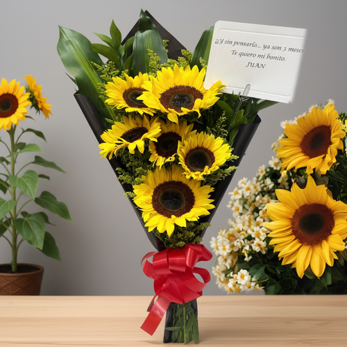 Corsage or Bouquet of Sunflowers