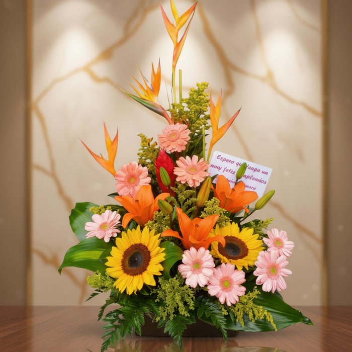 Arreglo Floral Exótico Columba