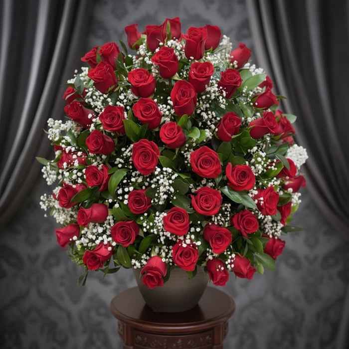 Arreglo Floral Rosas por Montón
