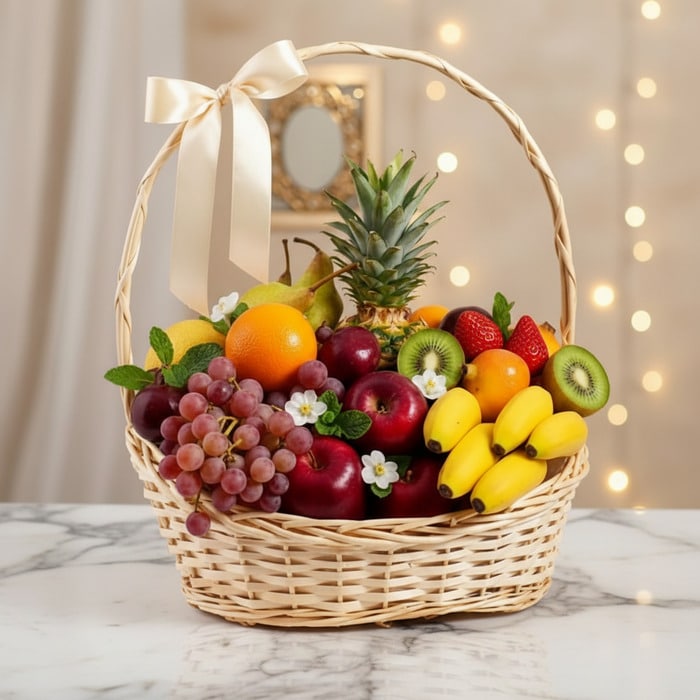 Canasta con Frutas Canes